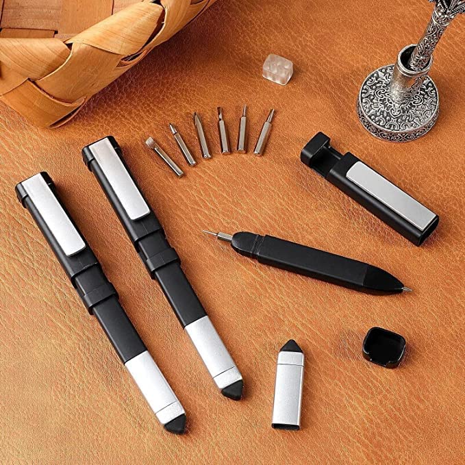 MULTIFUNCTION 4 IN 1 PEN WITH STYLUS SCREWDRIVER SETS & PHONE HOLDER STAND
