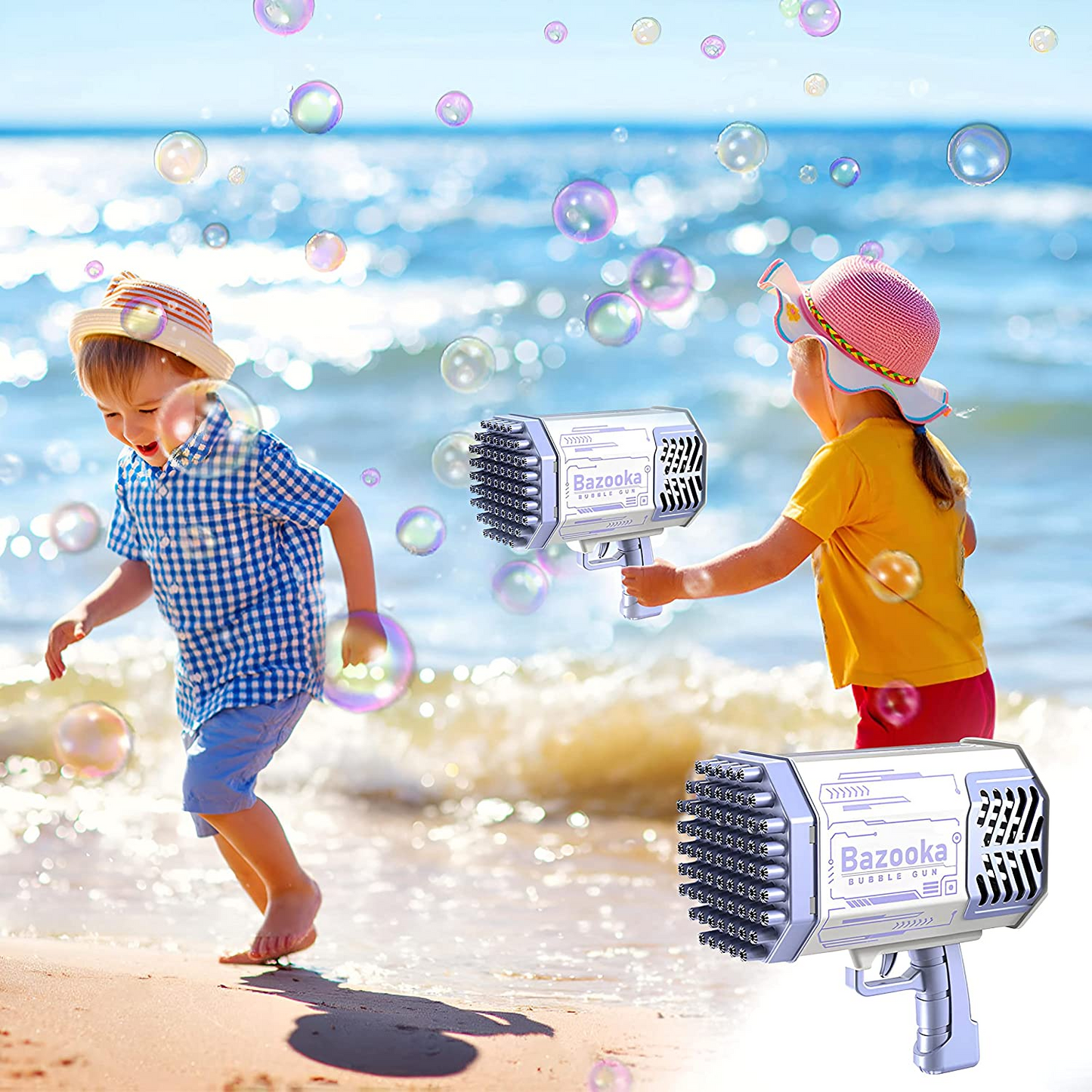 (🔥Last Day Promotion - 50% Off)🎁-69-Hole Bubble Gun With Colorful Led Lights FREE SHIPPING🔥