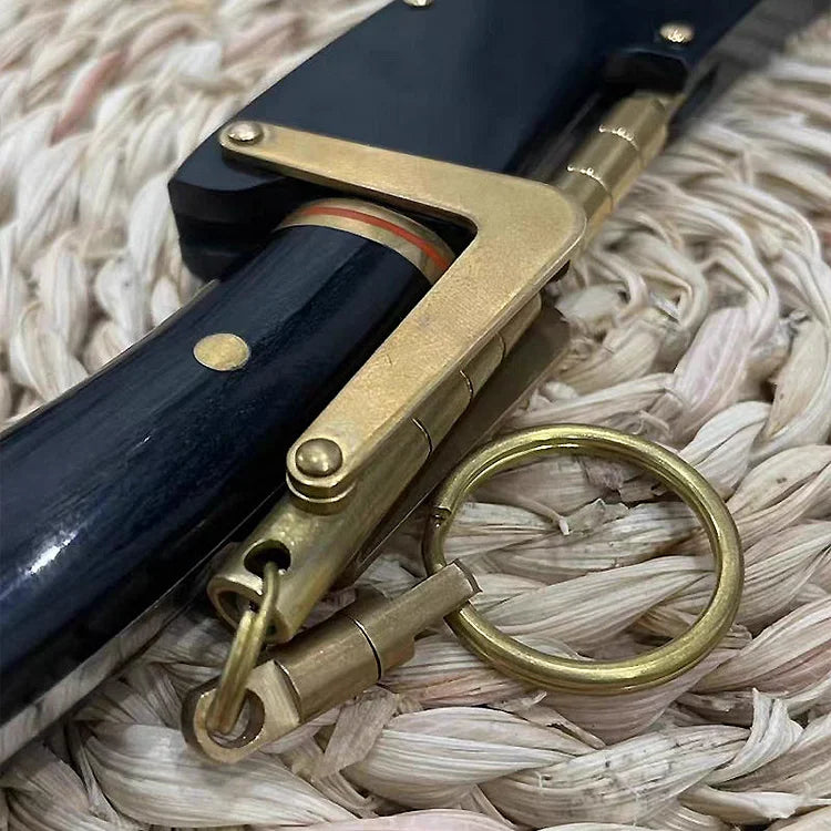 Portable Handle Meat Knife for Beef Sheep with Knife Cover Keychain Pendant Express Mini Peeling Fruit Knife