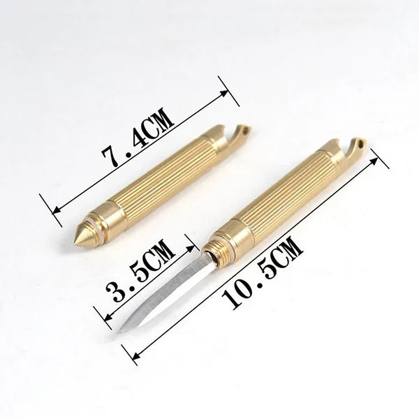3 In 1 Multifunctional Brass Pocket Knife