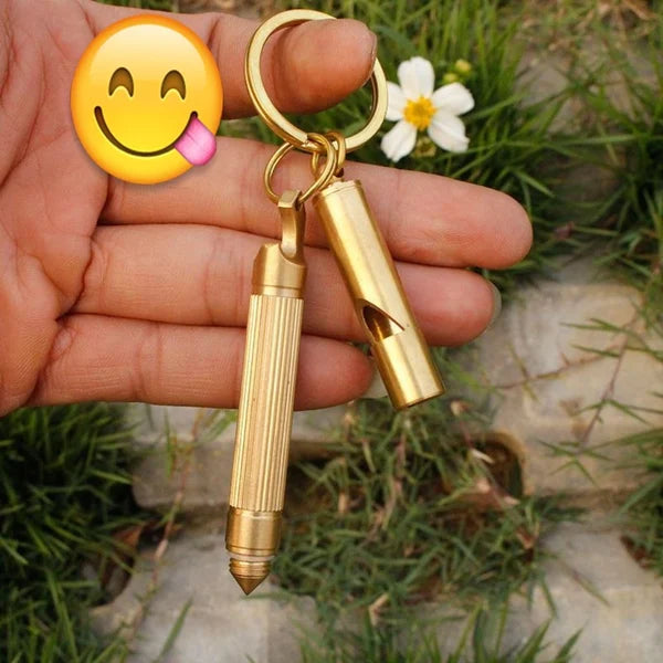 3 In 1 Multifunctional Brass Pocket Knife